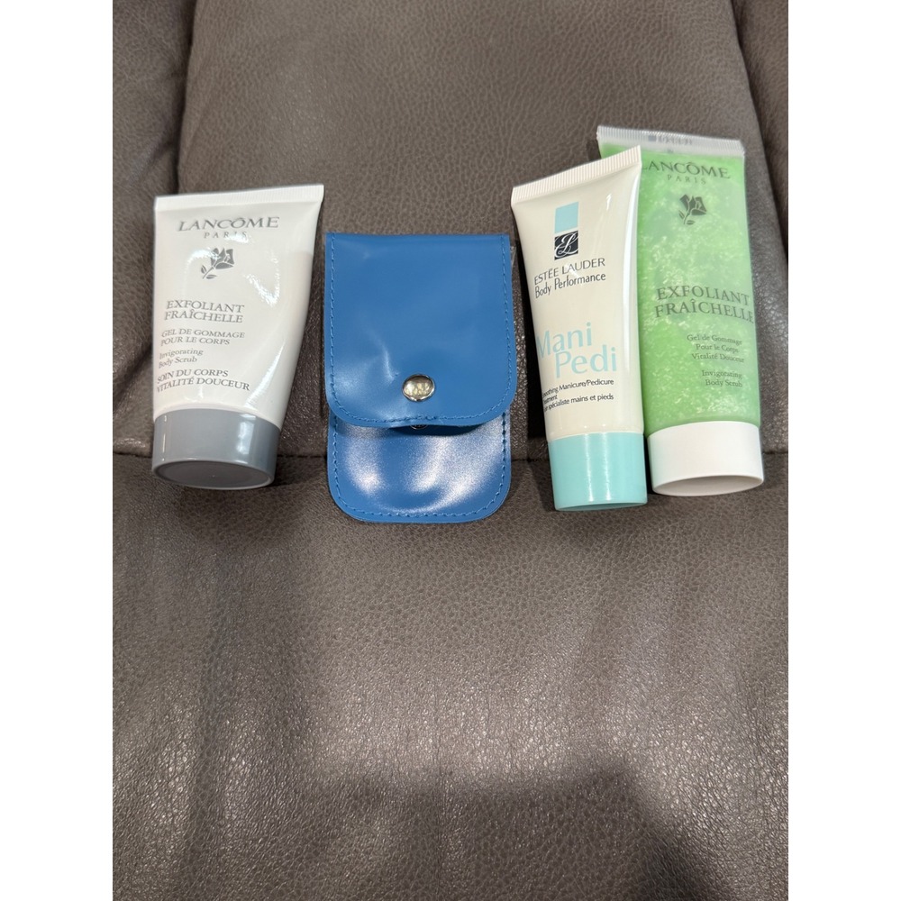 Lancome Exfoliant Body Scrub Estee Lauder Mani Pedi Clinique Manicure Travel Set